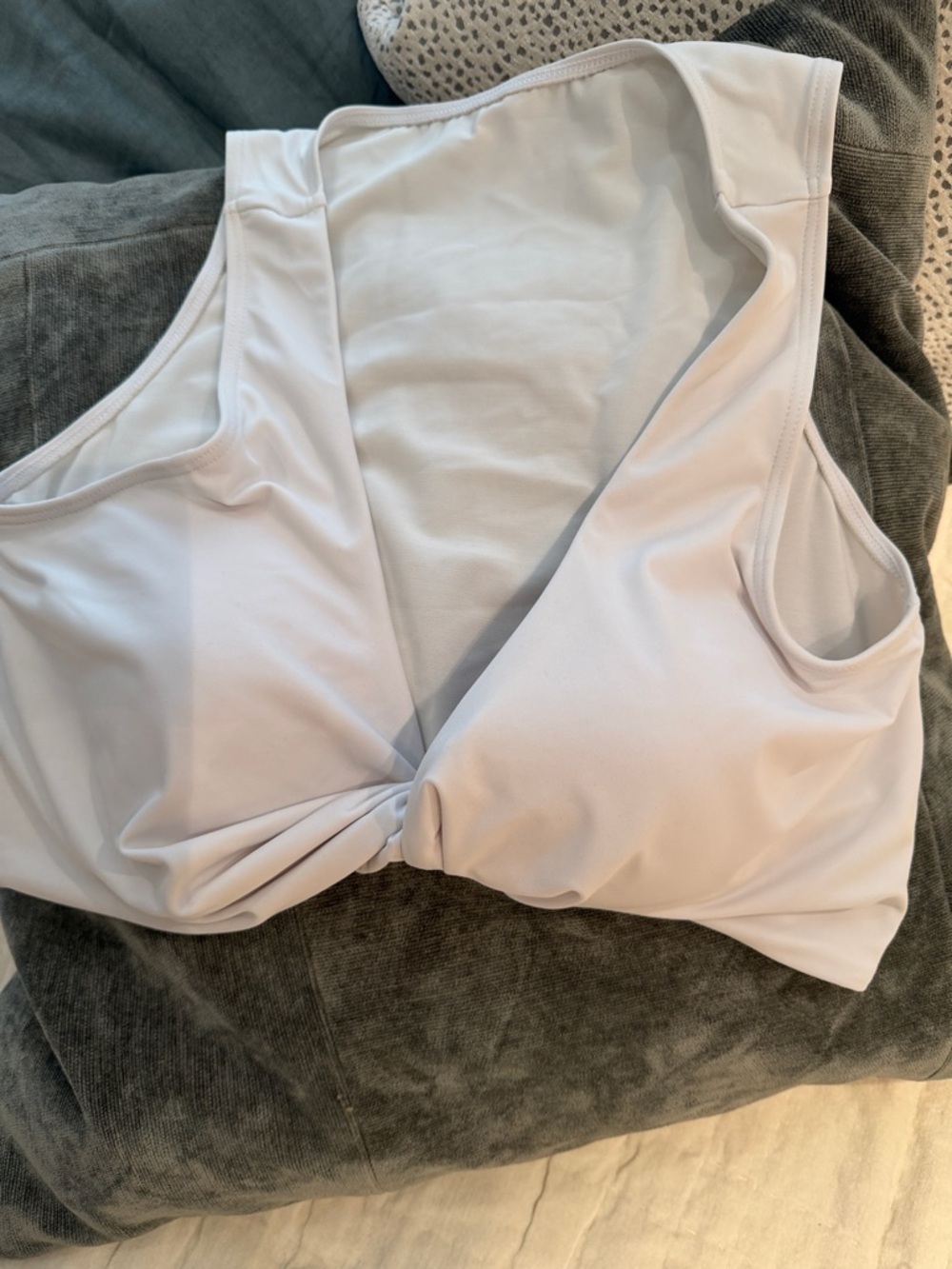 Swimsuits For All White Swim top